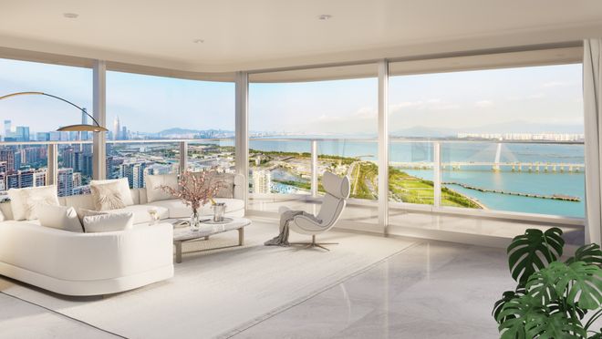 ”均价2444万㎡的深圳豪宅现场爆了！j9九游会真人第一品牌“价格定便宜了？(图6)